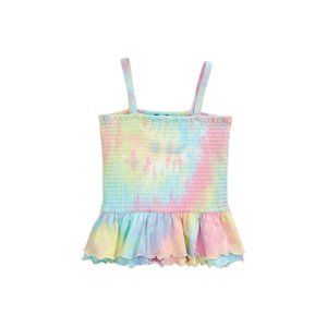 Freshman Smocked Peplum Tank Top NEW WITH TAGS